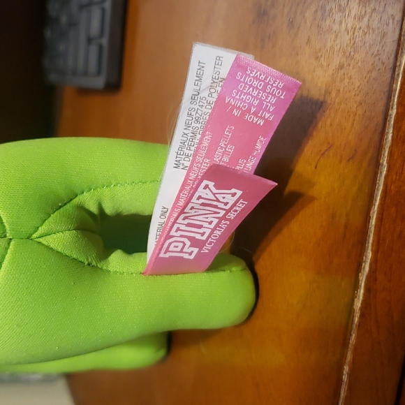 PINK VS 1986 lime green pup - Picture 3 of 3